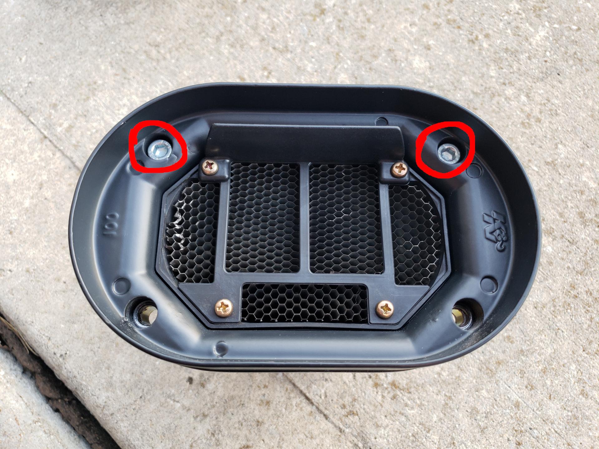 Bolts to remove