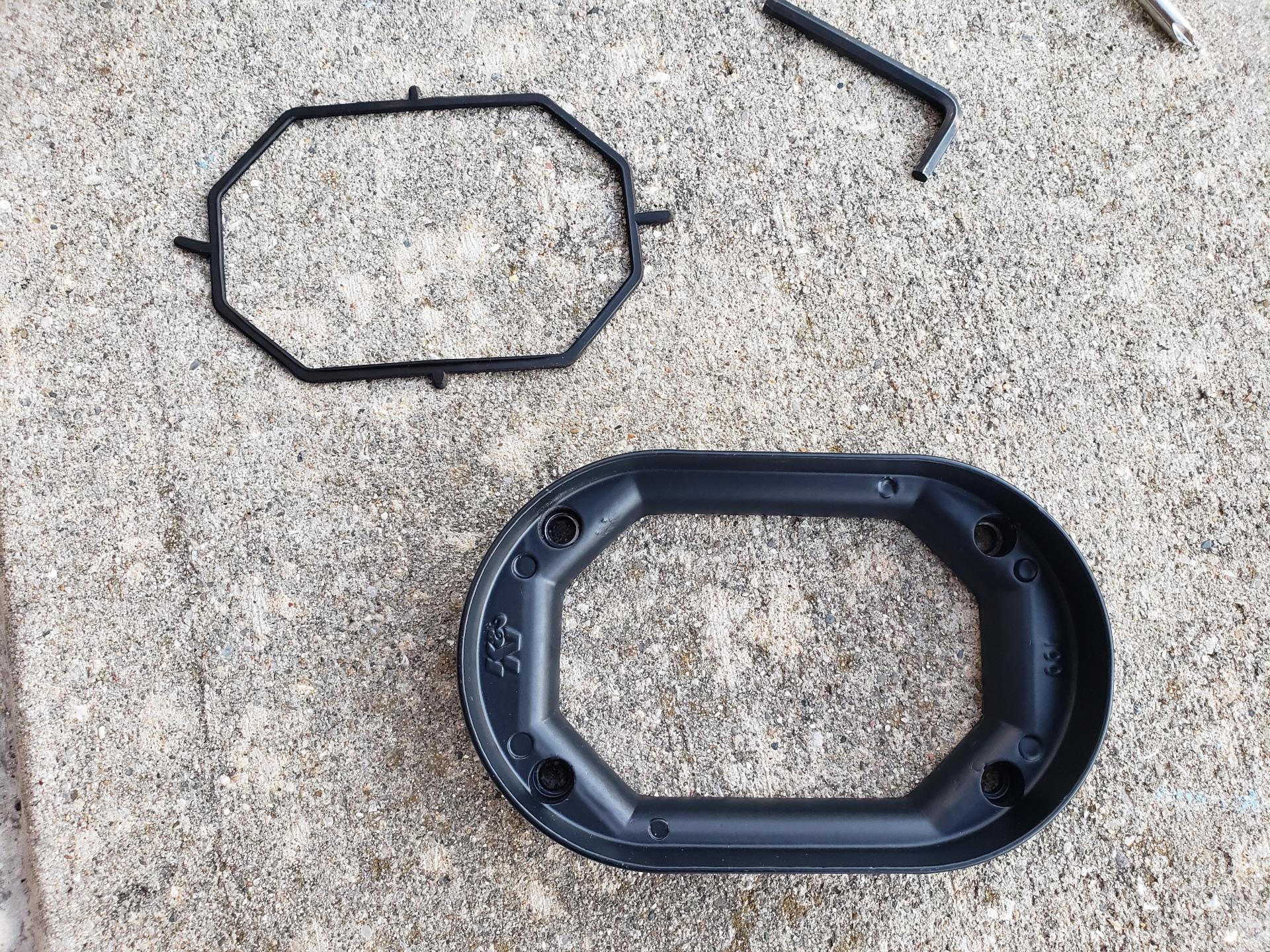 Shroud and filter removed