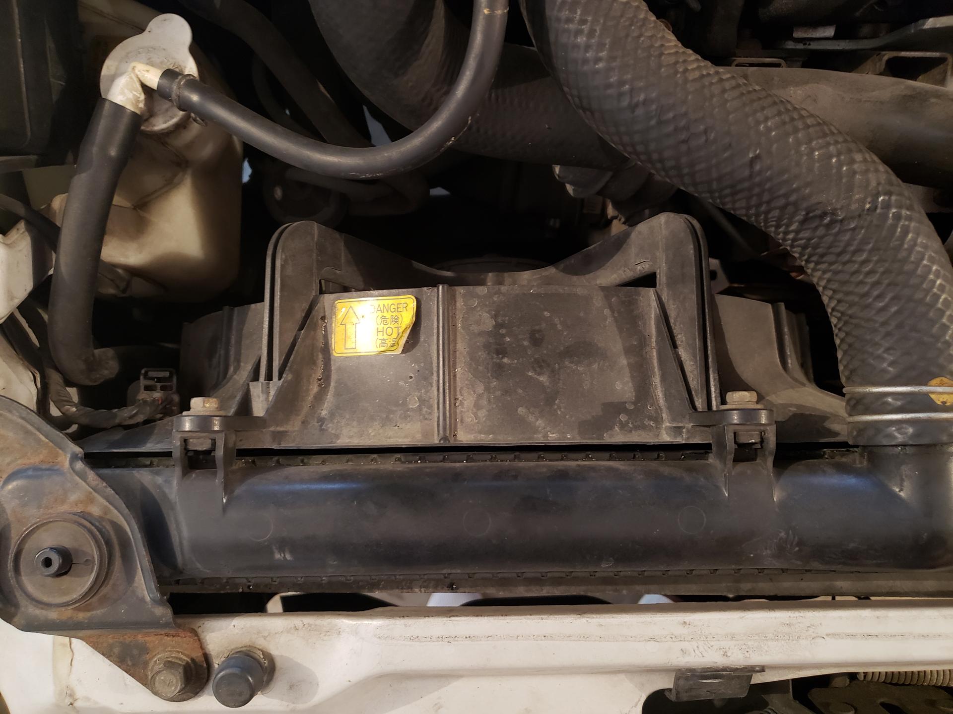 Old radiator fan