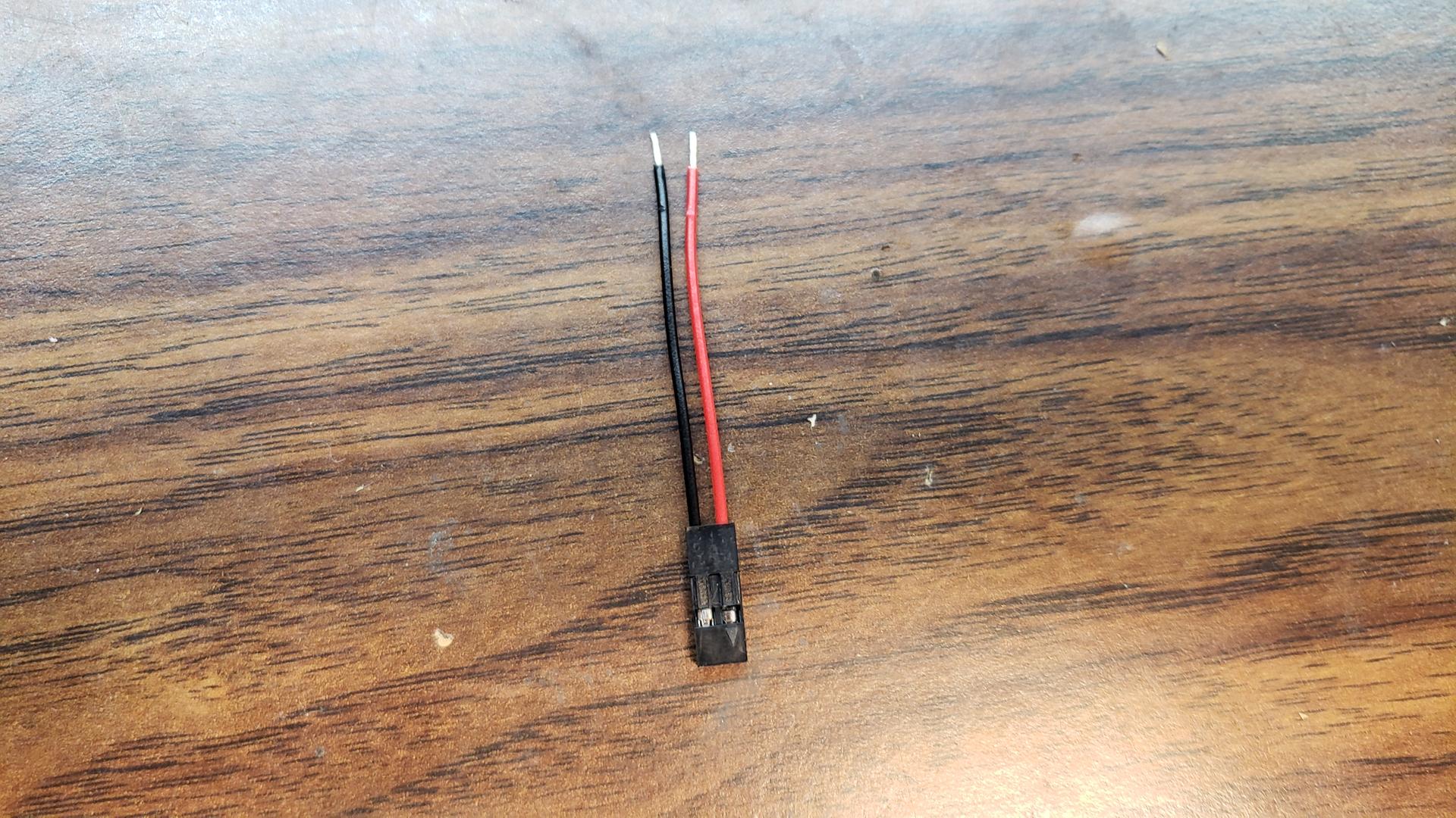 After removing harness